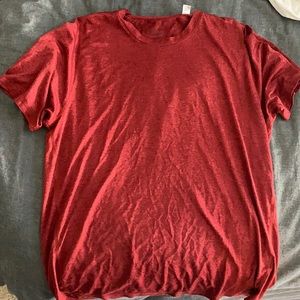 Red adidas shirt